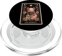 Tarjeta de Tarot The Readsolotl Axolotl Bookworm Book Reader PopSockets PopGrip para MagSafe