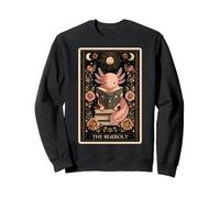 Tarjeta de Tarot The Readsolotl Axolotl Bookworm Book Reader Sudadera