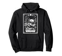 Tarjeta de Tarot The Readsolotl Axolotl Bookworm Book Reader Sudadera con Capucha