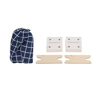 Tarjeta de Telar Flexible, Tarjeta de Tejido de 30 Piezas con 2 Lanzaderas de Madera, Tableta de Bricolaje, Tarjeta de Tejido Hecha a Mano para Suministros de Tejido de Telar