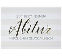 Tarjeta de texto para Abitur Basic Classic, horizontal, 11,6 x 16,6 cm