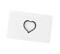 Tarjeta de truco de magia - Cardstock Flick Filmick, Heart Ilusion | 4.33x2.76 en accesorio de juego con efecto de transformación, propuesta de accesorio de revelación romántica para la propuesta de a