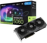 Tarjeta de video GeForce RTX 5060 Gaming RGB con triple ventilador OC 8 GB GDDR7 DLSS4 - PNY