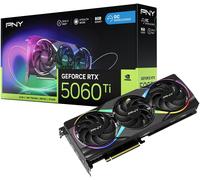 PNY GEFORCE RTX™ 5060 Ti 8GB ARGB Overclockeado Triple Ventilador DLSS 4