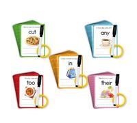 Tarjeta de Vocabulario Lateral Tarjetas de Palabras borrables y grabables a la Vista Tarjeta de Palabras de Aprendizaje temprano para niños para enseñanza en Tarjetas didácticas para niños Que