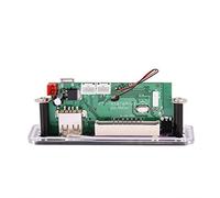 Tarjeta decodificadora MP3 WMA, módulo de Audio inalámbrico Bluetooth USB Compatible con Tarjeta decodificadora MP3/WMA/WAV/APE/FLAC, Pantalla LED, fácil de Usar (Negro)