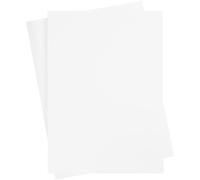 Tarjeta Decorativa, hoja 460x640 mm, 210-220 mm, blanco nieve, 25 hojas