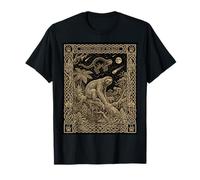Tarjeta del Tarot de la constelación del Perezoso gótico Oculto Camiseta