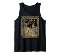 Tarjeta del Tarot de la Constelación Doctor de la Plaga Oculto Gótico Camiseta sin Mangas