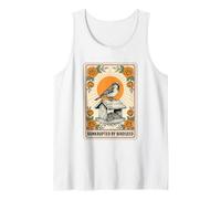 Tarjeta del Tarot de observación de Aves en bancarrota por Semillas de pájaros Camiseta sin Mangas