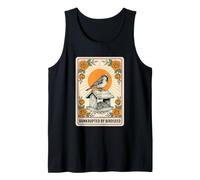 Tarjeta del Tarot de observación de Aves en bancarrota por Semillas de pájaros Camiseta sin Mangas