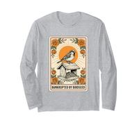 Tarjeta del Tarot de observación de Aves en bancarrota por Semillas de pájaros Manga Larga