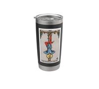 Tarjeta del tarot del hombre ahorcado Vaso térmico de acero inoxidable de doble pared