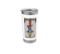 Tarjeta del tarot del hombre ahorcado Vaso térmico de acero inoxidable de doble pared