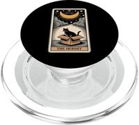 Tarjeta del Tarot Ermitaño Gato místico en Caja Gato Divertido PopSockets PopGrip para MagSafe