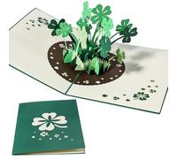 Tarjeta desplegable de cumpleaños 3D, hecha a mano para una buena recuperación y Año Nuevo (13 x 18 cm)