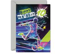 Tarjeta divertida de 10º cumpleaños, patea su décimo con estilo