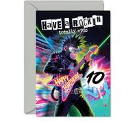 Tarjeta divertida de 10º cumpleaños, Rock Out on Your Big Day