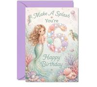 Tarjeta divertida de 6º cumpleaños, Make a Splash on Their Big Day