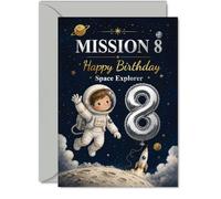 Tarjeta divertida de 8º cumpleaños, diversión de cumpleaños