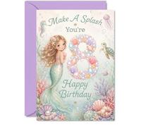 Tarjeta divertida de 8º cumpleaños, haz un chapoteo en tu gran día