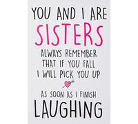 Tarjeta divertida para hermanas, tarjetas de novedad, tarjeta de hermana, tarjetas de cumpleaños, tarjetas de Navidad, tarjeta de hermano, tarjeta de familia, We Are Sisters Funny Banter PC336