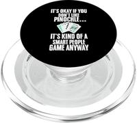 Tarjeta Divertida Pinochle con Texto en inglés It's Okay If You Don't Like Pinochle PopSockets PopGrip para MagSafe