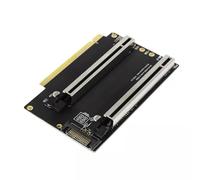 Tarjeta dividida PCIE X16 a PCIE X8 Dual PCIE X8 integrada de 1 minuto y 2 relojes, ajuste IC dividido para placa base SUPERMICR X10SDV X11DAi-N