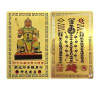 Tarjeta dorada Tai Sui 2026, decoración portátil china de cobre dorado | Tarjeta tradicional del año del caballo chino | para hombres, mamá, papá, abuela, abuelo, esposa, marido, hijo, hija, familia