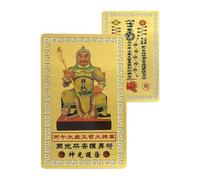 Tarjeta dorada Tai Sui 2026, tarjeta auspiciosa de traer suerte y riqueza, decoración de temporada para hija, familia, amigos, mamá, hijo, esposa, niños, hombres, vaqueros, abuelo, marido, abuela