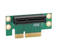 Tarjeta Elevadora PCI Express 4X, Tarjeta Adaptadora Profesional de 90 Grados para Computadora Pequeña 1U 2U y Caja de Servidor, lo Mejor para Juegos y Diseño Gráfico