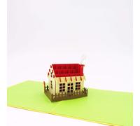 Tarjeta emergente 3D de casa POP CARD EXPRESS para toda ocasi n: tarjeta de casa nueva, regalo de inauguraci n, regalo de agente inmobiliario, ta