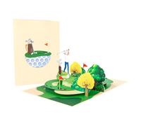 Tarjeta emergente 3D, saludos emergentes, deportes, feliz cumpleaños, día del padre con sobre, regalo feliz cumpleaños