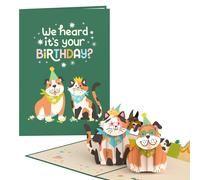 Tarjeta emergente de Happop Happop Happy Birthday para ella y para l - CARJETAS DE ALIMENTES DE CUMPLEAOS 3D PARA Nias Mujeres Mujeres - Escuchamo