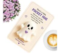 Tarjeta Emocional Pequeño Fantasma Inspirador, Apoyo Reconfortante Y