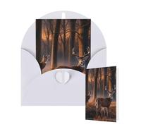 Tarjeta en blanco de 10 x 15 cm, tarjeta de feliz cumpleaños con sobres, animales salvajes, tarjetas de felicitación para todas las ocasiones pensando en ti, tarjetas para invitaciones de negocios de