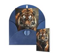 Tarjeta en blanco de 10 x 15 cm, tarjeta de feliz cumpleaños con sobres, animales salvajes, tarjetas de felicitación de tigre, para todas las ocasiones, tarjetas pensando en ti, tarjetas para