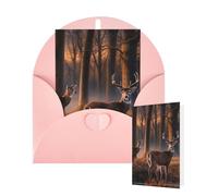 Tarjeta en blanco de 10 x 15 cm, tarjeta de feliz cumpleaños con sobres, animales salvajes, tarjetas de felicitación para todas las ocasiones pensando en ti, tarjetas para invitaciones de negocios de