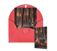 Tarjeta en blanco de 10 x 15 cm, tarjeta de feliz cumpleaños con sobres, animales salvajes, tarjetas de felicitación para todas las ocasiones pensando en ti, tarjetas para invitaciones de negocios de