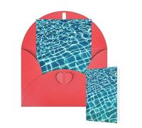 Tarjeta en blanco de 10 x 15 cm, tarjeta de feliz cumpleaños con sobres, tarjetas de felicitación de agua para todas las ocasiones, tarjetas de felicitación de boda y negocios