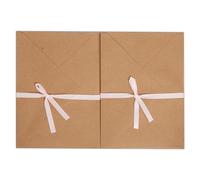 Tarjeta en blanco Papermania A6 Reciclado Kraft y del sobre, paquete de 50