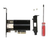 Tarjeta Ethernet de 10 Gbps con escalado del lado del receptor, soporte para Wake On LAN, excelente disipación de calor, compatible con interfaz