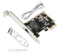 Tarjeta Ethernet PCIe Nic 10/100/1000Mbps Realtek 8111H Gigabit Express PCI-E Tarjeta de red -1000Mbps Ethernet RJ45 Adaptador interno Tarjeta de red para computadora de escritorio 1PCS