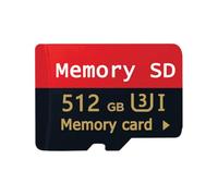 Tarjeta Extreme MicroSDXC de 512 GB + Adaptador SD Tarjeta，SD Universal Tarjeta de Memoria de Alta Capacidad de 512 GB Tarjeta TF Resistente al Agua, Tarjeta de Memoria para Smartphones,Tabletas, PC