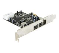 Delock pci express card firewire a / b tarjeta y adaptador de interfaz