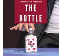 Tarjeta firmada The Bottle Magic Tricks que aparece en botella sellada, Magia Illusions Gimmicks Mentalism Props