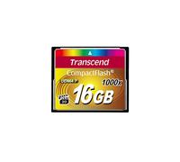 Tarjeta flash compacta Transcend de 16 GB con capacidad de 1000x