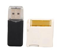 Tarjeta Flash de Videojuego Cheotime con Lector SD, Formato múltiple y Tarjeta de expansión de Memoria Compatible con el lenguaje Adaptador pequeño para NDS 3DS 2DS Gaming Consols (Blanco)