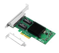 Tarjeta Gigabit Ethernet de 4 puertos de 10/100/1000 mbps con soporte de perfil bajo para Intel I350-T4V2 I350-T4