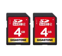 Tarjeta Gigastone 4GB SD 2 Pack SDHC Clase 4 Tarjeta de memoria para Foto Video Msica File de voz DSLR Camera DSC Recordadora de videocucin Playbac